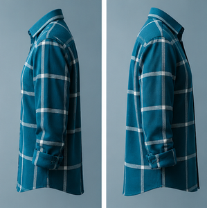 เสื้อเชิ้ตแขนสั้นผู้ชายแบบลำลอง ปกคอพับ เสื้อเชิ้ตฤดูร้อน - Product Image 5