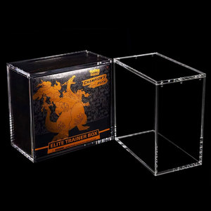 UV kháng pokeoned <span class=keywords><strong>Acrylic</strong></span> Booster Box trường hợp tùy chỉnh cho ma thuật thu thập etb Elite huấn luyện viên hộp TCG 151 <span class=keywords><strong>Acrylic</strong></span> cạnh trường hợp - Product Image 2