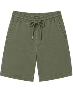 Pantalones Cortos Bermuda Casuales para Hombre, Color Verde Oliva, Personalizados, con Cordón, Ligeros, de Corte Holgado, Mezcla de Algodón, para Playa - Product Image 1
