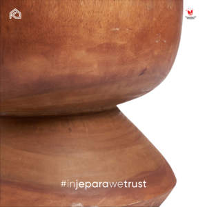 Ganesha Modern Solid Wood Handmade Eco-Friendly Occasional <b>Stool</b> Side <b>Table</b> Decorative Accent for Living Room Apartment Workshop - Product Image 3