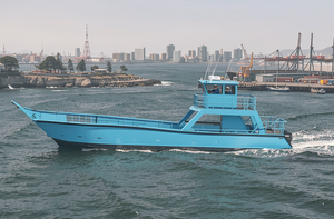 Bateau de débarquement en aluminium UBI 1225 personnalisé de 25 tonnes, longueur 12 m, système de navigation soudé, 350 CV, pour navigation fluviale et tourisme aquatique - Product Image 4