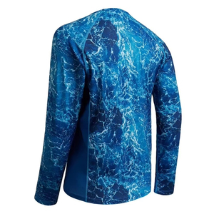 Vêtements de pêche anti-UV UPF 50 respirants à séchage rapide pour adultes, chemises de pêche à manches longues pour hommes, extensibles dans 4 directions, sublimation sur le devant - Product Image 3