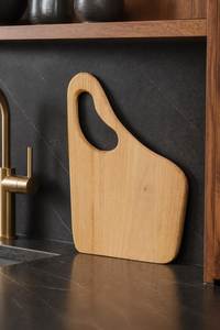 Tabla de Cortar Rectangular de Madera SOFIYA CRAFT con Compartimento y Asa, Bandeja para Cortar, 1.5 cm de Grosor, Apta para Lavavajillas - Product Image 5