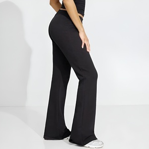 Pantalon de jogging ample pour femme, taille haute, coupe décontractée, doux et confortable, avec ceinture élastique - Product Image 2