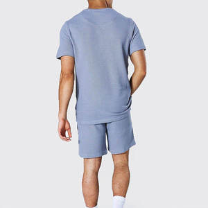 Custom Two <b>Piece</b> Graphic T Shirts T Shirt Short <b>Set</b> Summer Breathable <b>Men</b> Clothing <b>2</b> <b>Piece</b> Sublimation Shirt And Shorts <b>Set</b> - Product Image 2