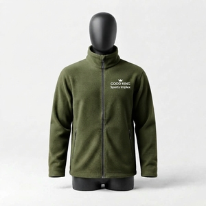 Veste polaire pour homme, personnalisable, légère, chaude, pour l'hiver, décontractée, respirante, zippée - Product Image 1