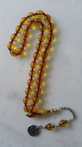 Islamic Resin Prayer Bead Tasbeeh Necklace Handmade <b>Rosary</b> Counter for Spiritual Religious Use Classic Style Traditional - Product Image 3