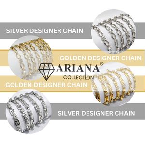 Cadenas de Cristales de Imitación Doradas y Plateadas, Cadenas de Cristales de Primera Calidad para la Fabricación de Joyas, Adornos para Vestidos de Novia, Decoración de Prendas, Manualidades - Product Image 5
