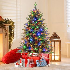 Albero di Natale Artificiale in Abete di 180 cm con Telecomando, 11 Modalità di Illuminazione, per Uso Interno - Product Image 2