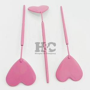 กระจกสีชมพูสำหรับต่อขนตาทำจากสเตนเลสสำหรับเด็กกระจกเคลือบสีทึบทนทานต่อขนตาโลโก้ได้ตามต้องการ - Product Image 1