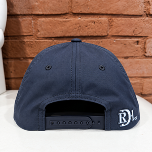 Casquette de baseball personnalisée à 5 panneaux avec logo tissé, casquette snapback à cordon, vente en gros, fabricant vietnamien, OEM ODM, couvre-chef en sergé de coton - Product Image 5