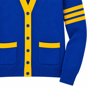 Custom sorority <b>cardigans</b> acrylic knitted KSU university women's sweaters V-neck Greek logo college varsity <b>cardigan</b> - Product Image 5