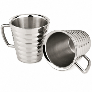 Taza de Acero Inoxidable Grabada Personalizada, Vaso Térmico de Doble Pared con Asa, Regalo Personalizado para Bodas y Aniversarios de Pareja - Product Image 4