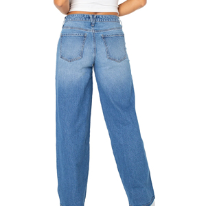 กางเกงยีนส์เอี๊ยมผู้หญิงรุ่นใหม่ ระบายอากาศได้ดี รับทำโลโก้ ขายส่ง เสื้อผ้าลายเรียบ แฟชั่นใหม่ - Product Image 5