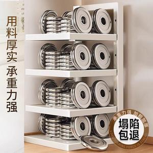 Étagère murale double niveau en fer robuste pour cuisine, idéale pour la maison, l'hôtel et les restaurants - Product Image 3