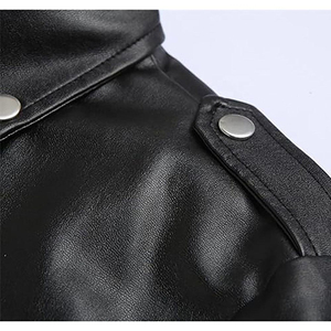 Nouvelle arrivée, veste de moto pour homme, décontractée, de haute qualité, en cuir véritable, fermeture éclair sur le devant, hiver, chauffante, respirante, coupe-vent - Product Image 4
