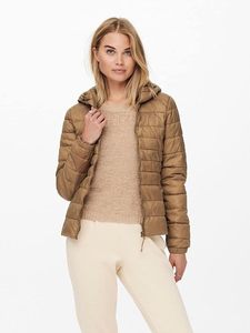 Women's Lightweight <b>Packable</b> Hooded Winter Quilted Puffer <b>Jacket</b> with Detachable Hat & Sleeves Water Resistant Satin Lining - Product Image 4