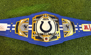 Ceinture de champion des Indianapolis Colts, taille adulte, modèle Legacy, en zinc 2mm 4mm - Product Image 2