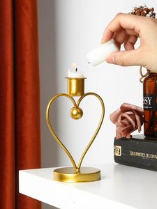 Modern Artistic Metal Candle Holder Contemporary Decorative Stand Living Room Table Accent <b>Ornament</b> - Product Image 2