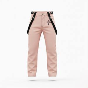 Pantalon de ski pour homme de haute qualité, 100% polyester, teinture unie, imperméable 10 000 mm, fermeture à boucle auto-agrippante, personnalisé RIVIAN - Product Image 2