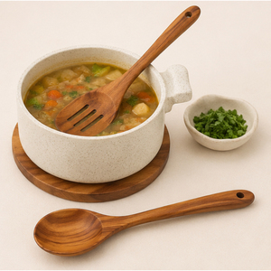 Exclusive <b>Wooden</b> Spoons For Cooking Wood <b>Kitchen</b> <b>Utensils</b> Set Wood Cooking Spoon Spatula Set For Wholesale <b>Kitchen</b> Supplies - Product Image 4