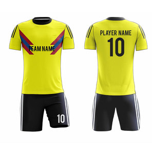 Custom Sublimated <b>Soccer</b> Jersey Set Red Geometric Pattern Crew Neck Short Sleeve Moisture Wicking Men's Athletic Uniform - Product Image 4