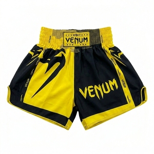 Pantalones Cortos Personalizados Unisex para Muay Thai y MMA, Pantalones Cortos de Entrenamiento de Artes Marciales, 100% Poliéster, Ropa de Artes Marciales - Product Image 6