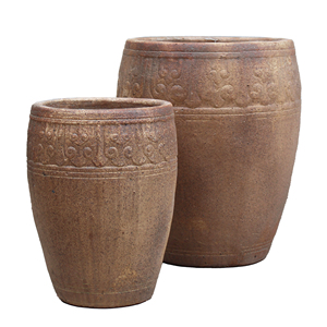 Pot de fleurs en céramique écologique de différentes tailles, sur mesure, pour plantes d'extérieur, emballage personnalisé - Product Image 1