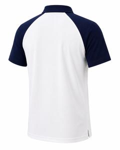 Chemise pour homme à manches courtes, tricotée, manches raglan, coupe décontractée, respirante, écologique, polyester/coton, boutonnée - Product Image 2