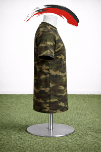 Camiseta de Caza Transpirable Personalizada con Estampado de Camuflaje, Cuello Redondo, Manga Corta, para Senderismo y Camping, Talla Grande, 100% Algodón, Ropa Deportiva, Venta al Por Mayor - Product Image 3