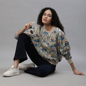 Nardon เสื้อสเวตเตอร์ของผู้หญิงผ้าฝ้าย100% ตามสั่ง - Product Image 5