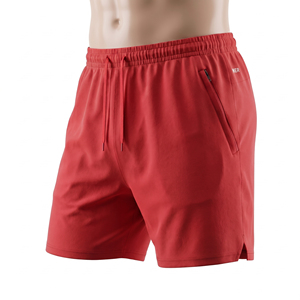 Shorts Bermuda en nylon pour homme, à séchage rapide, tricotés, avec cordon de serrage à la taille et poches latérales, style sport décontracté - Product Image 1