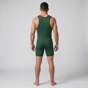 Professional <b>Men's</b> Stretch Wrestling Singlet Custom Sublimated Striped <b>Bodysuit</b> MMA Martial Similar Japan Wrestling Singlets - Product Image 4
