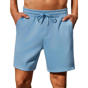 Pantalones Cortos Deportivos Personalizados para Hombre, de Algodón y Felpa, Transpirables, de Secado Rápido, con Cierre de Cordón, Fabricante de Ropa Deportiva en Pakistán, OEM - Product Image 1