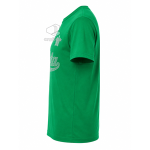 Camiseta de Mujer Iota Phi Lambda Sorority con Pedrería Brillante, Verde, de Algodón Jersey, Cuello Redondo, Manga Corta, con Gráfico de Letras Griegas - Product Image 3