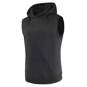 Comfortable Sleeveless Gym <b>Hoodie</b> Breathable <b>Workout</b> Wear Hooded Activewear Supplier High Quality Sleeveless Fitness <b>Hoodie</b> - Product Image 2