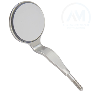 Al Mida Healthcare Double-sided Steel <b>Plastic</b> Manual Mouth <b>Mirror</b> Dental <b>Mirror</b> CE Certified Lifetime Warranty - Product Image 3