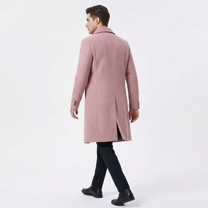 Customized Woolen Classic <b>Long</b> Sleeve <b>Coat</b> Double-Breasted Oversized Casual <b>Coat</b> for <b>Men</b> Double Breasted <b>Coats</b> - Product Image 5