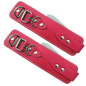 Sangles de cheville réglables en cuir véritable pour entraînements à câble en salle de sport - Fixation antidérapante pour les kickbacks et la musculation - Product Image 6