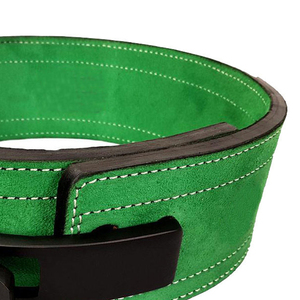 Ceinture de musculation unisexe 2026 en cuir de vachette respirante, réglable, antidérapante, avec logo personnalisé et boucle à levier pour une protection professionnelle - Product Image 5