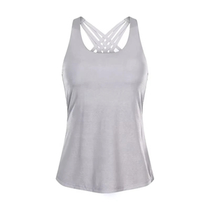 Camisetas sin mangas personalizadas para mujer, camisetas ligeras transpirables de secado rápido al por mayor, ropa deportiva informal para entrenamiento, gimnasio, ropa de Yoga - Product Image 2