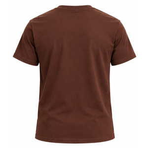 Iota Phi Theta Maglietta marrone da uomo <span class=keywords><strong>My</strong></span> Brotherskeeper Since 1963 Maglietta casual in cotone con grafica dorata a maniche corte e girocollo - Product Image 4