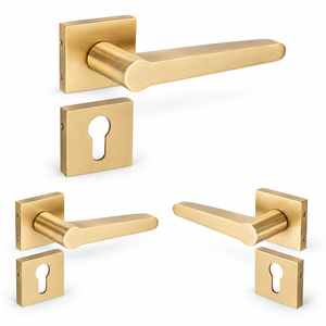 Manija de palanca mate estilo antiguo Elegy con placa trasera de roseta, herrajes decorativos para puertas de uso residencial y comercial en interiores. - Product Image 1