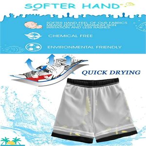 Shorts de sport pour hommes, personnalisés, à séchage rapide, en tissu toile, imprimés par transfert thermique avec motif de paume, pour basketball, football, course à pied et fitness - Product Image 5