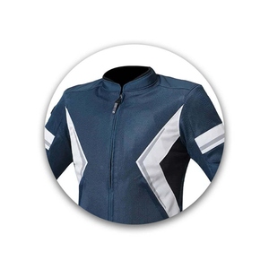 Chaqueta de Motociclista de Cuero para Invierno, Chaqueta de Motociclismo Ajustada para Hombre, Resistente al Viento, a la Moda, Venta al Por Mayor OEM - Product Image 2
