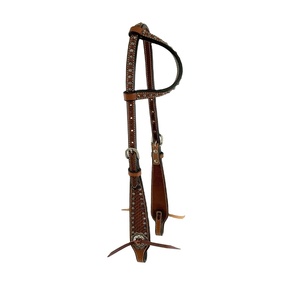 Fait à la main unique oreille tête goujon travail haut en cuir de vache véritable Style occidental Saman exportations-Top vente en gros fabricant - Product Image 6