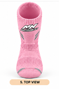 Chaussettes de motocross pour homme, dernier design, haute qualité, logo personnalisé, confortables, tissu 100% spandex, en vente en ligne. - Product Image 3