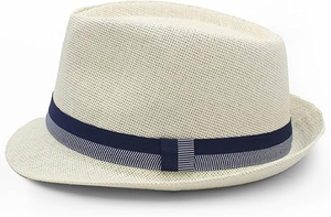 Sombrero de Sol Fedora de Ala Ancha, Informal, Transpirable, de Verano, Unisex, para Playa, Ajustable, de Papel - Product Image 5