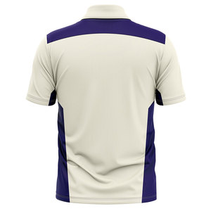 PRIMEFIELD ENTERPRISES Conjunto de Uniforme de Cricket Personalizado para Hombre, Blanco y Morado, 100% Poliéster Transpirable, Servicio OEM, Adulto - Product Image 6