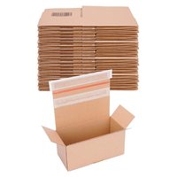 Boîte d'expédition en carton ondulé robuste, écologique, recyclable, à haute résistance, avec fermeture magnétique, poignée personnalisable, jetable